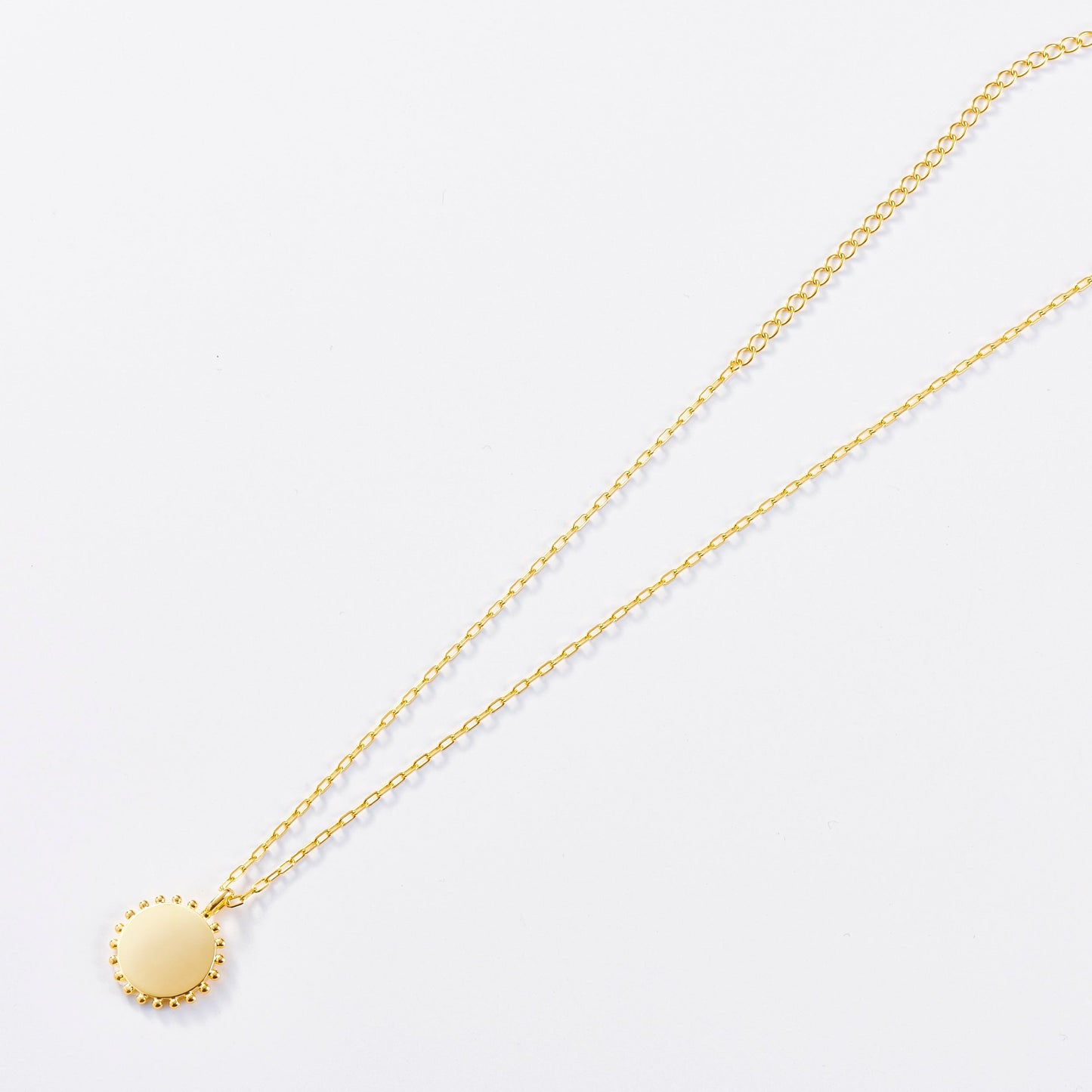 sun coin necklace